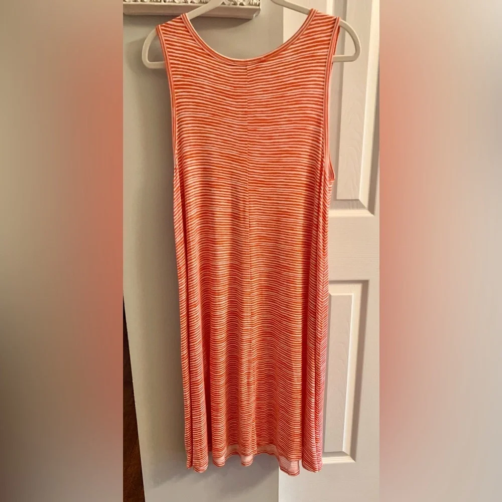 Philosophy Orange and White Striped Midi Dress NWT - XL - Picture 5 of 7